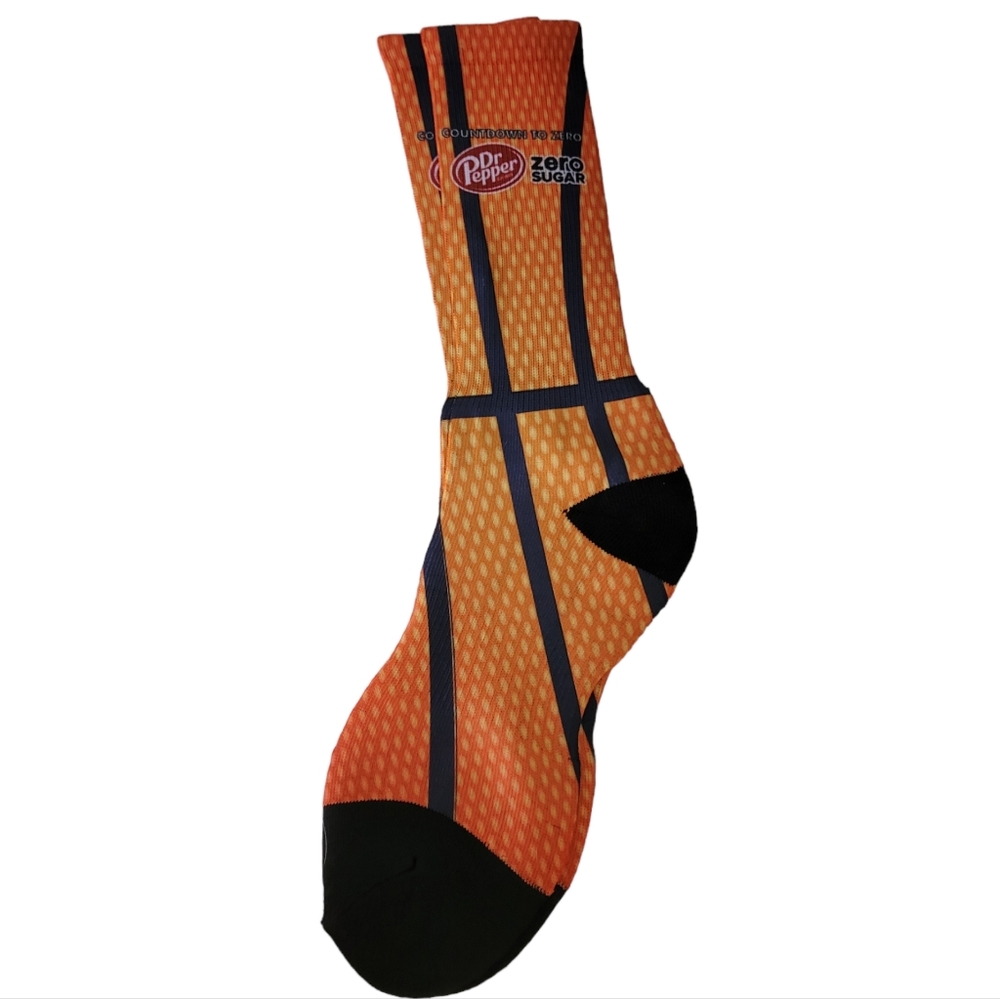 Dr. Pepper Zero Basketball Novelty Socks NWOT